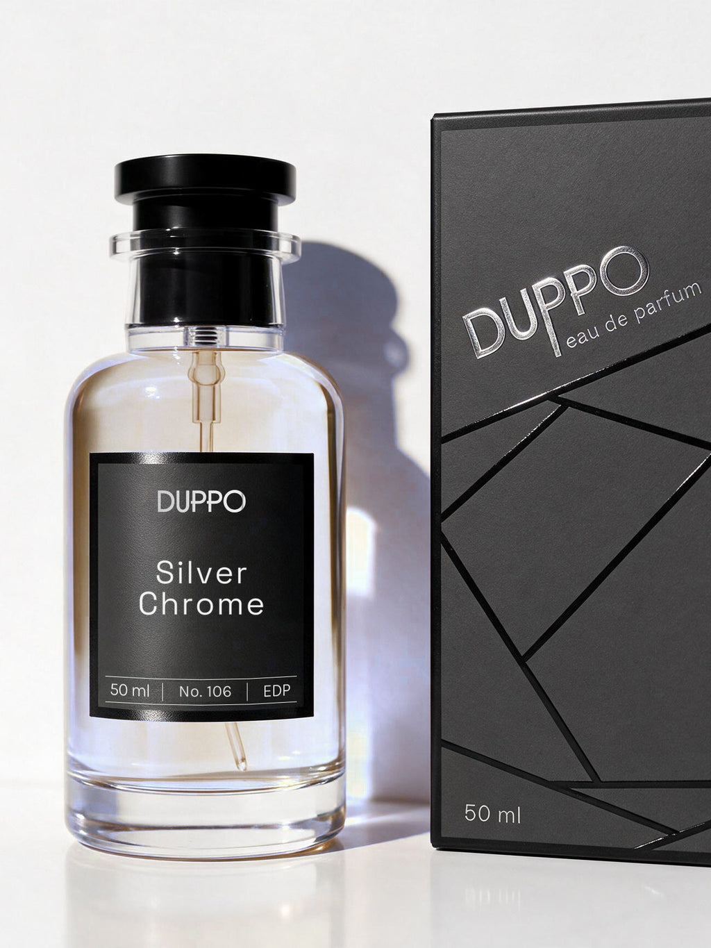 No. 106 — Silver Chrome — DUPPO eau de parfum 50 ml